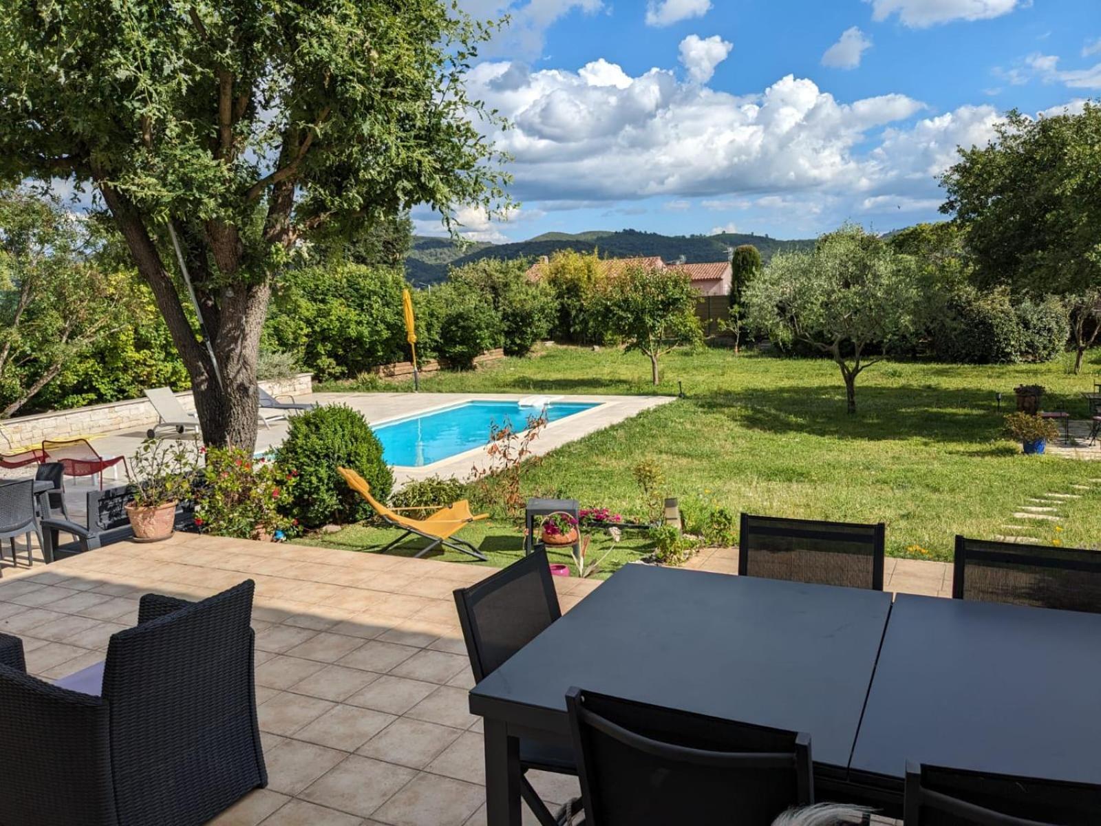 Villa Calme Avec Piscine A Greoux Exterior foto